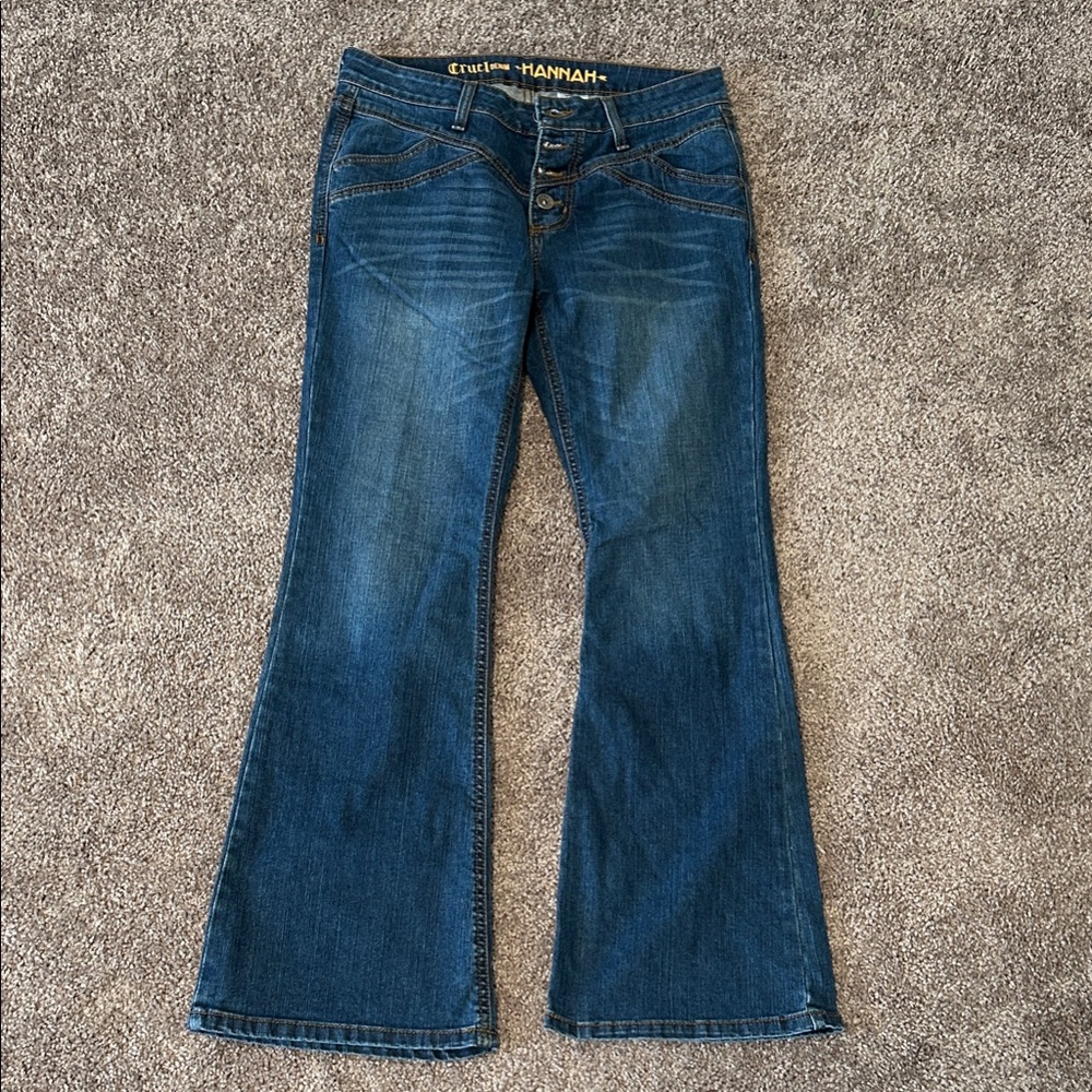 Cruel Girl Women's Hannah Wide Leg Jeans